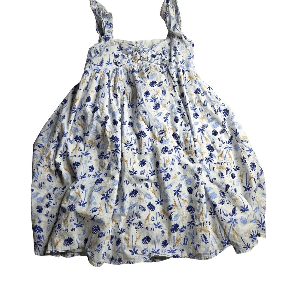 Janie & Jack Safari Flutter Sleeve Dress Size: 12